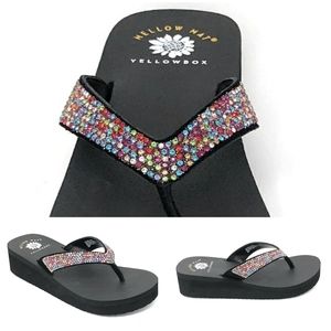 Yellowbox Rhinestone Sandals
